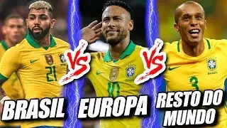 Brazil National Team vs. Europe National Team vs. Rest of the World - Which one is the strongest?