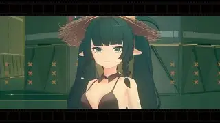 Qingyi black swimsuit - Zenless Zone Zero [MOD]
