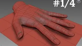Tutorial en español 3ds Max - Modelado de la Mano - # 1/4