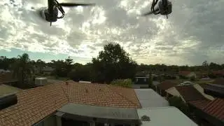 Hexacopter first recording with brushless GoPro gimbal
