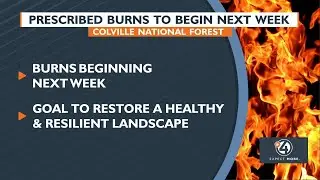 Prescribed burns to begin next week