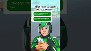 Ketika kamu sedih, tapi kamu ojol gopud 🍽️