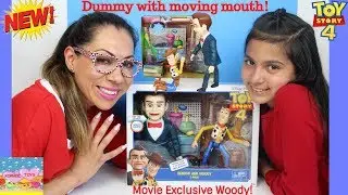NEW Toy Story 4 Benson and Woody movie EXCLUSIVES! Dummy moves his mouth