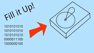 Fill a hard  drive with textfiles fast with this simple Python script!