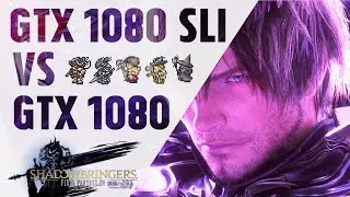 Shadowbringers GTX 1080 SLI vs GTX 1080 4k Benchmark FFXIV (3840x2160)