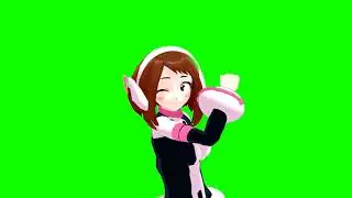 [MY HERO ACADEMIA] Ochako Uraraka - Persona 4 "Specialist" (Green Screen)