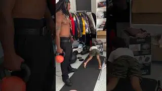 Big Hit wearing slacks working out is hilarious 😂