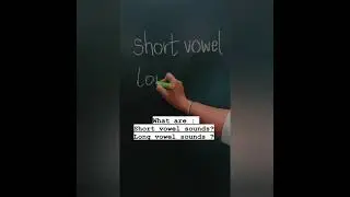 Let us see what are #shortvowels #longvowels #phonicsounds