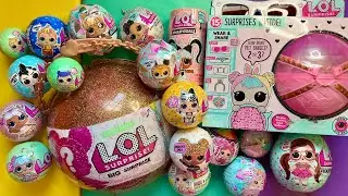 HUGE LOL SURPRISE DOLLS | MEGA MYSTERY TOYS UNBOXING ASMR NO talking video