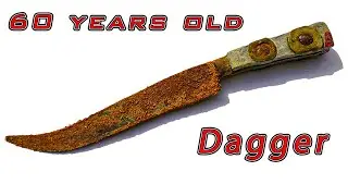 Rusty dagger brought back to life: Restoration process revealed