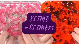 SLIME 25 Satisfying sound video for relaxing  | ASMR POOL