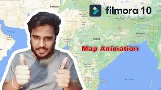 How to Make Map Animation Video in Filmora X | Deaf | Technical Hand
