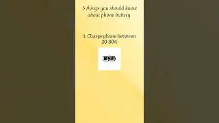 5 phone battery tips #shorts #tips
