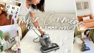 Limpieza profunda y Satisfactoria ✨con la aspiradora JIMMY JV35