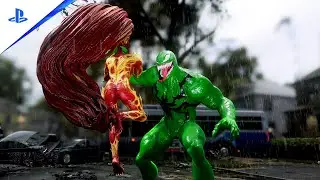 New Peter Green Symbiote Lasher Full Transformation vs MJ Scream In Marvel's Spider-Man 2