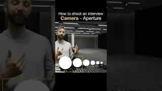 How to shoot an interview - Camera: Aperture #shorts