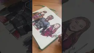 BLADE, GAMBIT, ELEKTRA ❤️‍🔥✍️#copic #art #drawing #deadpoolandwolverine #comicart