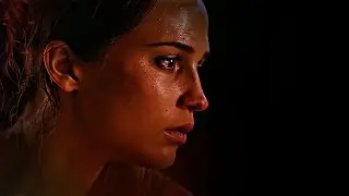 lara croft/mathias vogel; [like a ghost in this burning sea}