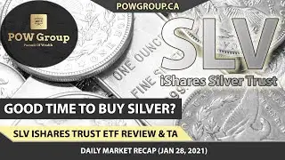 SLV iShares Silver Trust ETF Review | Good Time to Buy Silver? | Stock Market Review (JAN 28TH 2021)