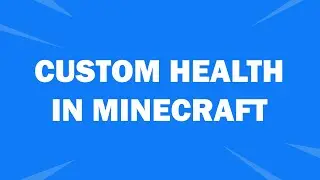 How To Make A Custom Health Bar In Minecraft