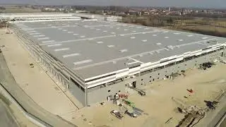 Landriano: Drone Sul Cantiere