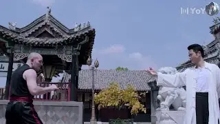 [Kung Fu Film]  France strongman defeats multiple opponents,but is defeated by a weak man’s Tai Chi!