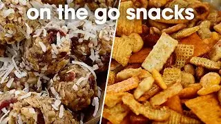 On-The-Go Snacks | No Bake Protein Balls & Smoked Trail Mix Recipes