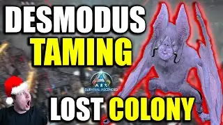 LOST COLONY How To Tame a DESMODUS And Where to Find Them!! Ark Ascended (How TO Not Be A NOOB)