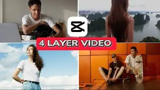 4 layer video tutorial on capcut
