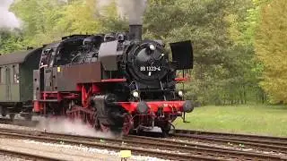 Dampf auf Usedom - Mit 86 1323-4 (86 1333-3) zwischen Heringsdorf und Zinnowitz im Mai 2017