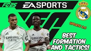 🤓UPDATE 2.0 🔥BEST🔥 🇪🇸REAL MADRID🇪🇸 Formation, Tactics and Instructions