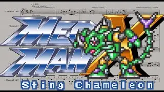 Sting Chameleon - Mega Man X (SNES, 1993) OST - Music Transcription