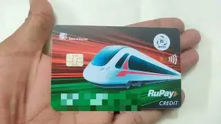 Bank Of Baroda IRCTC Credit Card Unboxing