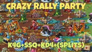 Lords Mobile - Rally party KD+MMP in K1010. Online players are burning