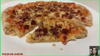 Como hacer Pizza fácil y rápida / Pizza de Avena