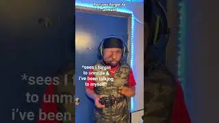 POV: you forget to unmute #shorts #gaming