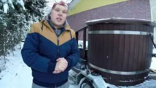 Финская  забава. Топим купель.