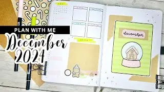 PLAN WITH ME || December 2024 Bullet Journal Setup