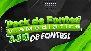 Super Pack de Fontes (+3.500 fontes) Via media fire / Link Direto by Kugah DzN