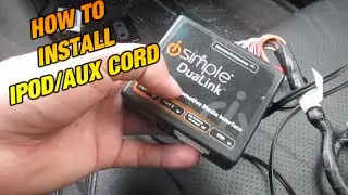 How To Install Aux, iPOD Input Jack - Infiniti G35 Coupe or Sedan (ISNI531, aPAC-NIS1, NIS2)