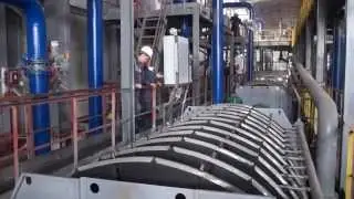 На ОМ №3 МГОКа произвели розжиг обжиговой машины