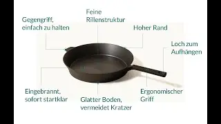 STUR Skillet: The German Cast-Iron Skillet - Made to Last