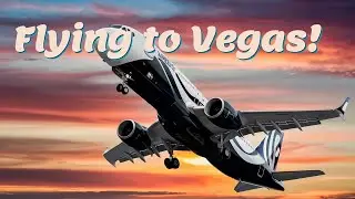 Spectacular Las Vegas Strip Views from Spirit Night Takeoff on Airbus A320 NEO!