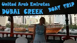 UAE, Dubai. Canal Dubai Creek. Trip on the abra /  boat ride