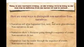 Writing the Genre of Essay
