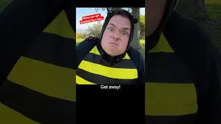 When you get attacked by a bee… 😳🐝😂 #shorts #youtubeshorts #funny #comedy #horrorstories #nature