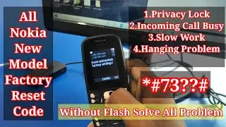 Nokia 105 (TA-1174)Factory Hard Reset By Code || All Nokia Factory Reset Code (2019-2021)