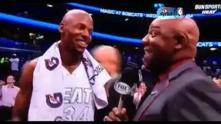 LeBron James Trolls Ray Allen's Interview