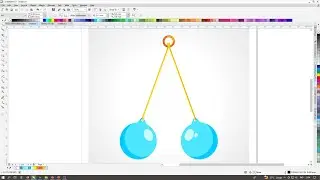 Membuat Lato Lato di Coreldraw 