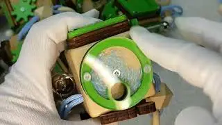 бизикубик модель 2 с зеркалом от biziwood, busy board